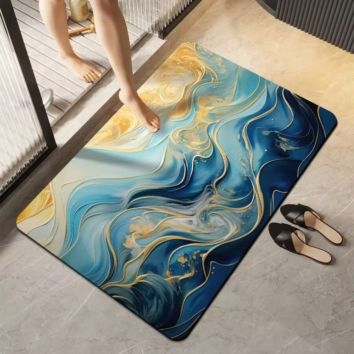 Luxurious Marble Finish Mat Kalsten