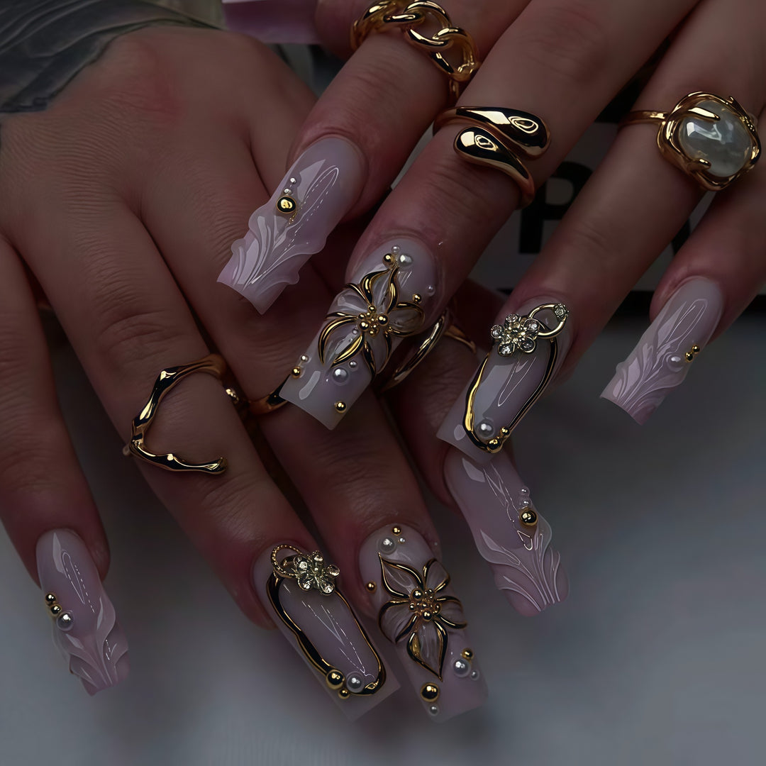 Elegant Decorative Nail Art Extensions Kalsten