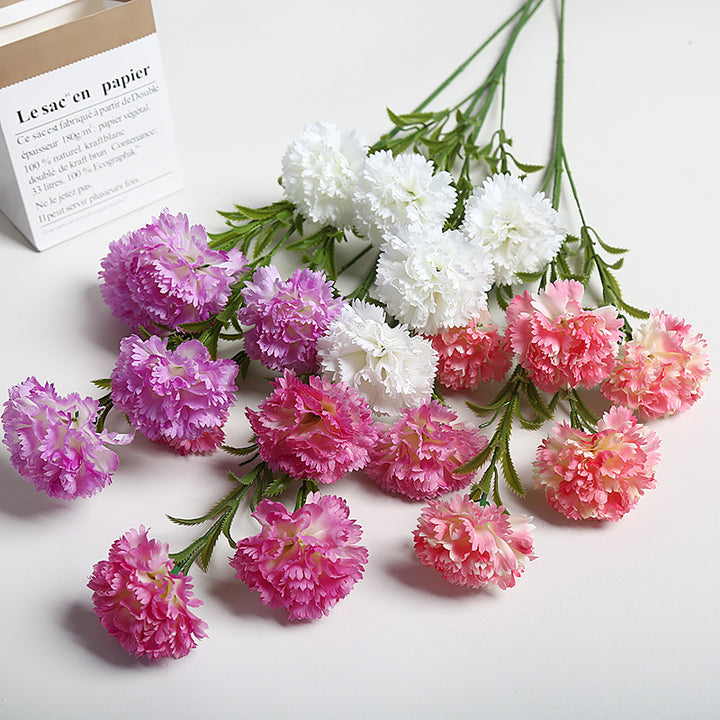 Realistic Floral Carnation Bouquet