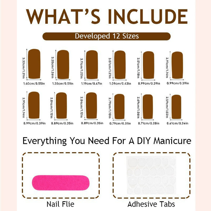 Acrylic nail set with glamorous decorations Kalsten
