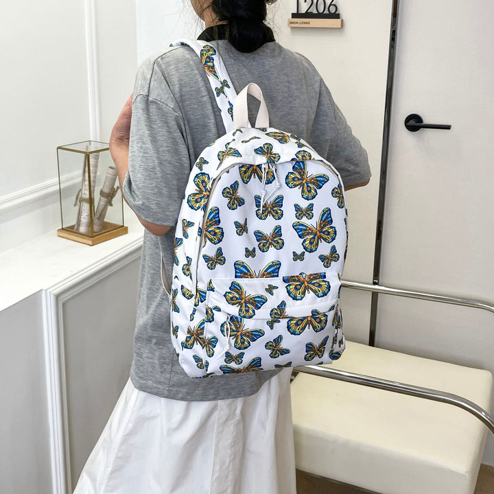 Artistic Butterfly Print Backpack Kalsten