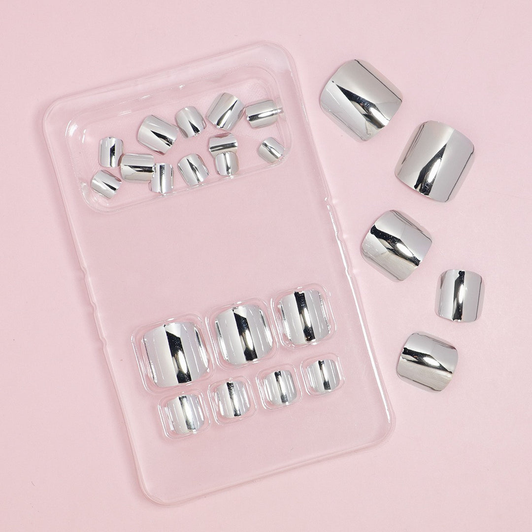 Premium Metallic Press-On Nail Set Kalsten