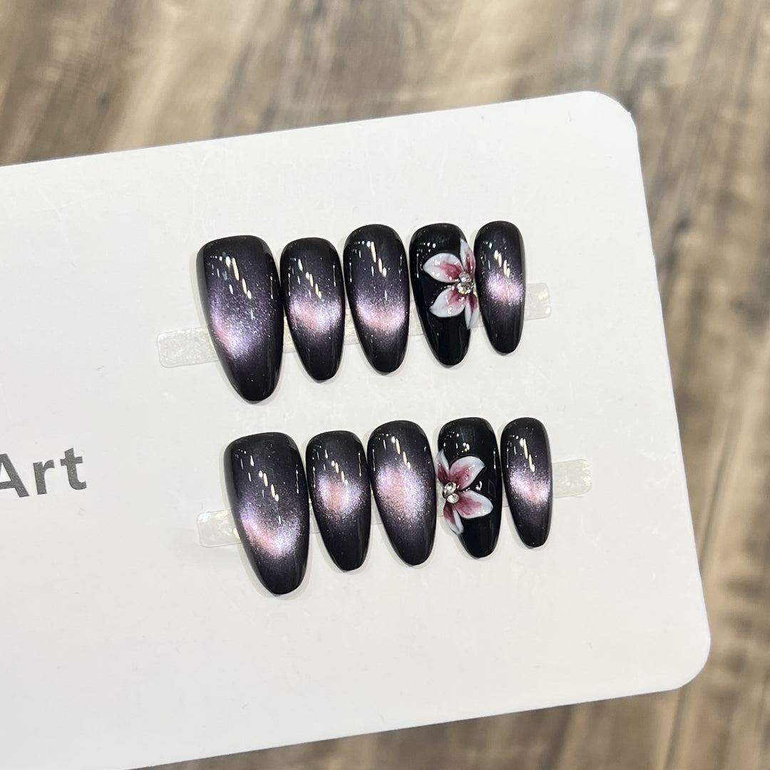 Elegant Ombre Stiletto Press-On Nail Design Kalsten