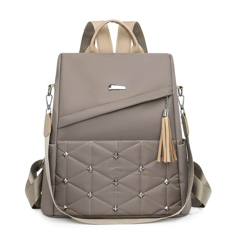 Stylish Quilted Multi-Functional Backpack