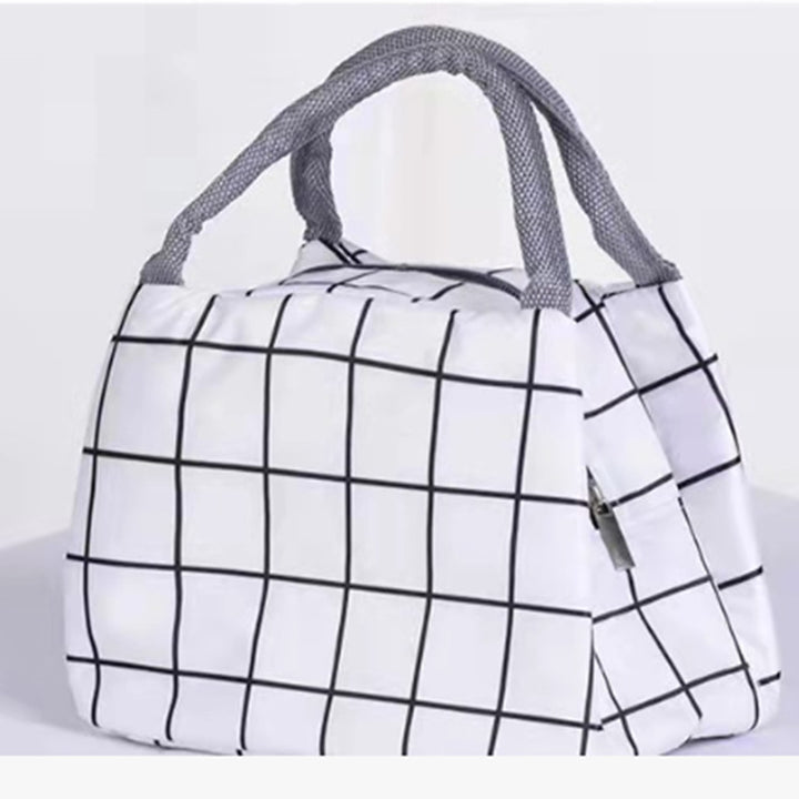 Stylish Checkered Tote Kalsten