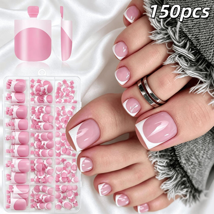 Premium French Tip False Nail Set Kalsten
