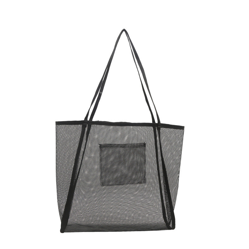Spacious Mesh Beach Tote