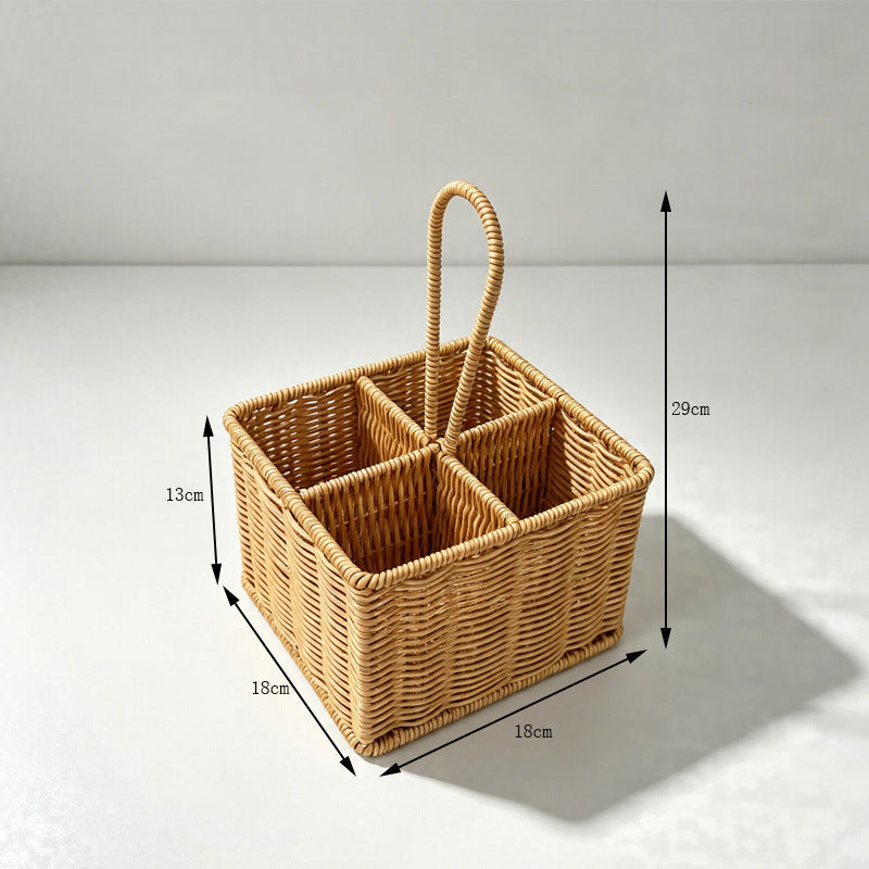 Multi-Compartment Woven Storage Caddy Kalsten