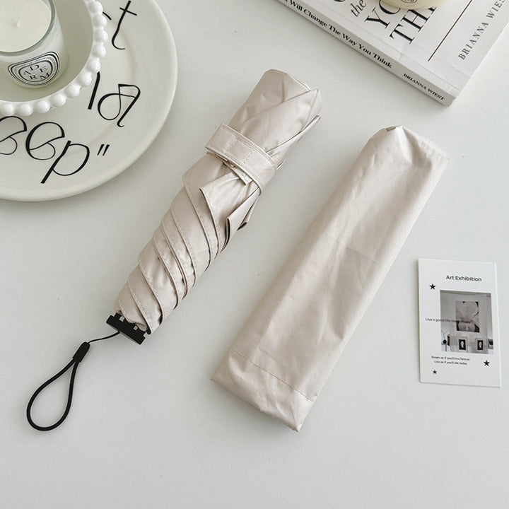 Women portable folding umbrella with wind-resistant mechanism Kalsten