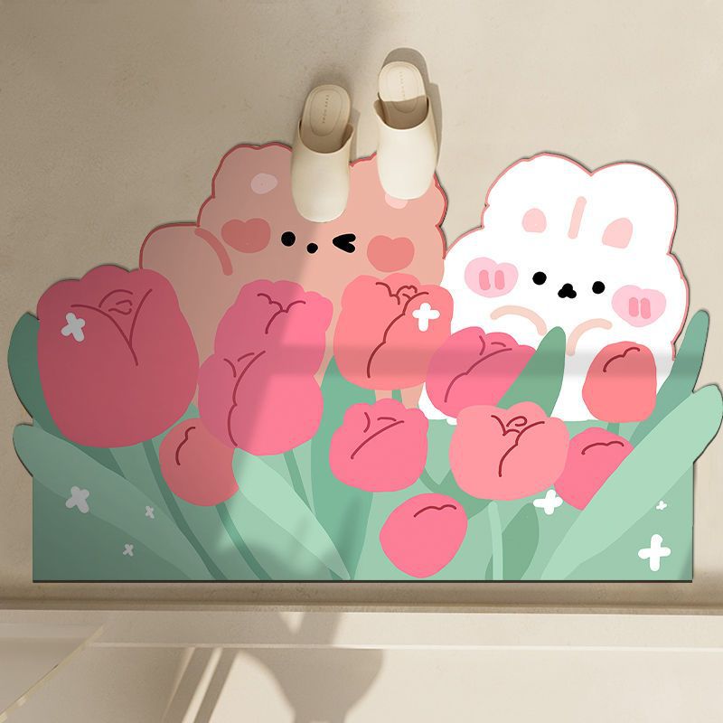 Cute Penguin-Themed Bath Mat Kalsten