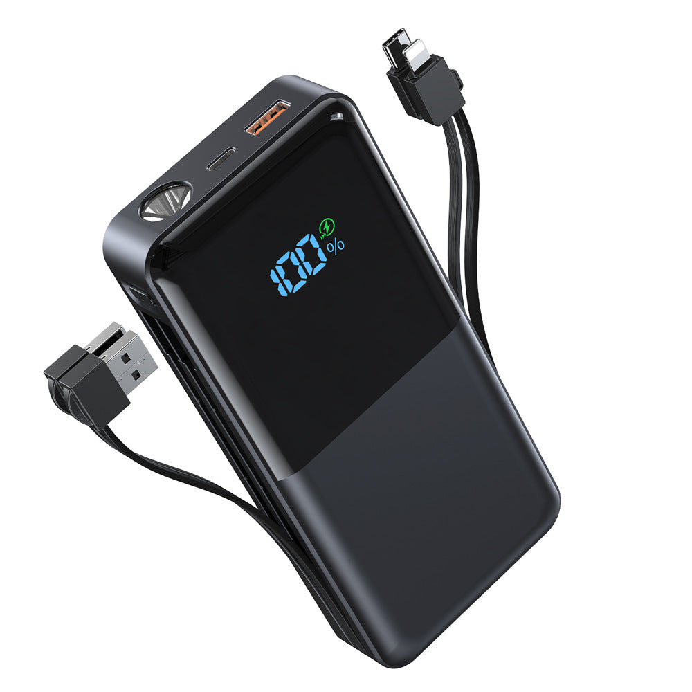 Portable power bank with integrated LED display and fast charging function Kalsten