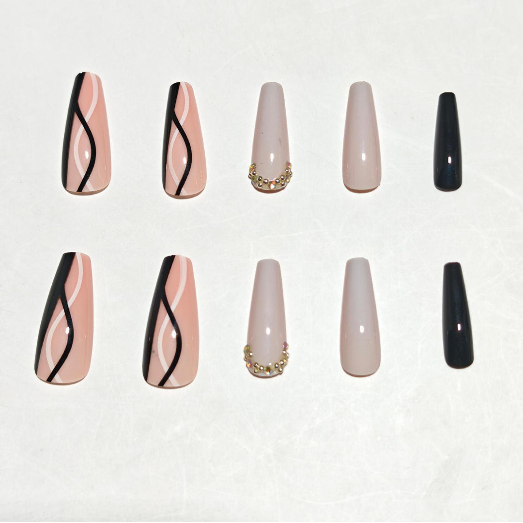 Elegant Stiletto Nail Art Extensions Kalsten