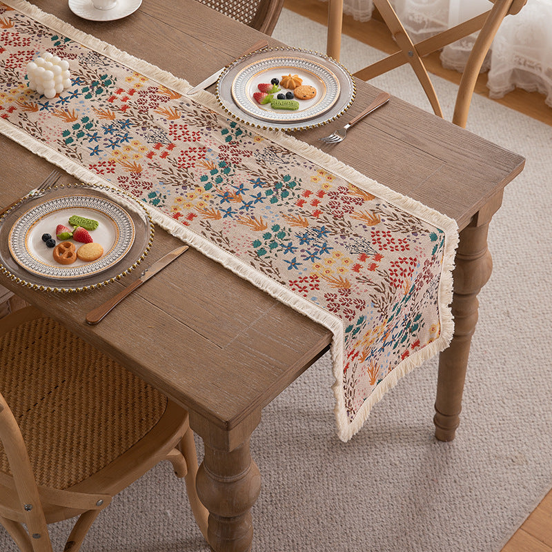 Geometric Pattern Bohemian Table Runner