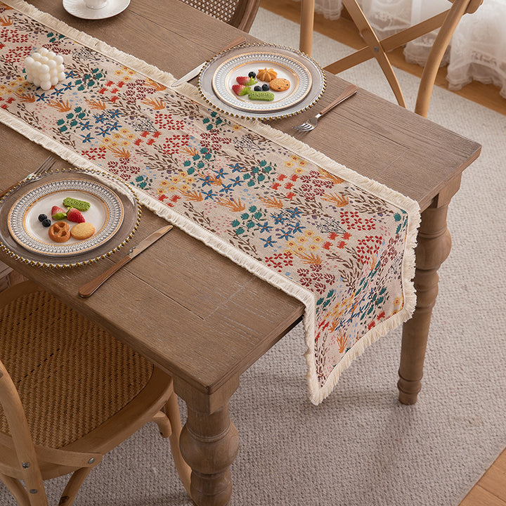 Geometric Pattern Bohemian Table Runner
