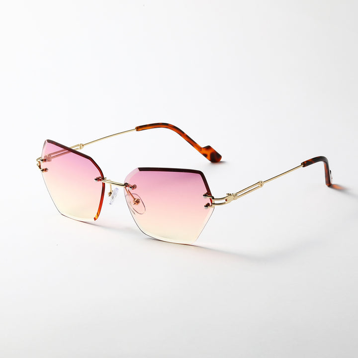 Women's modern sunglasses with stylish hexagonal frame Kalsten