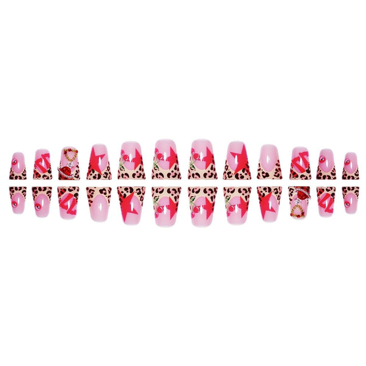 Artistic Leopard Print Press-On Nail Extensions Kalsten