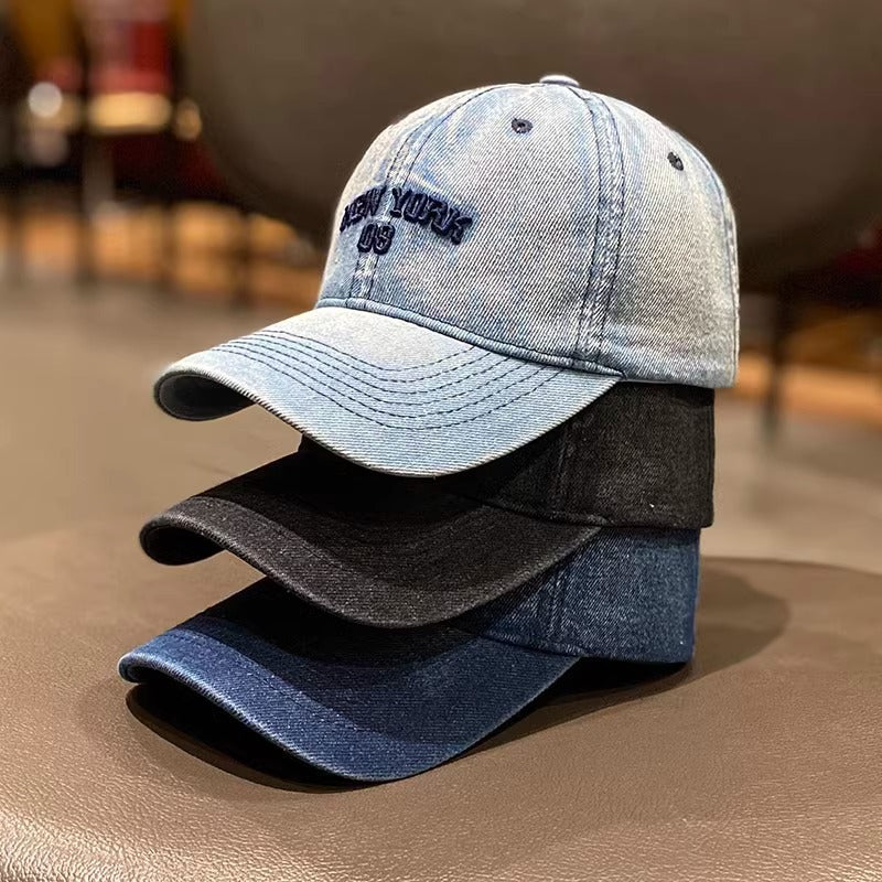 Women's Vintage Denim Baseball Cap Kalsten