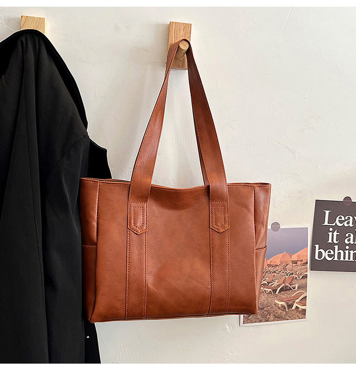 Casual Leather Everyday Tote