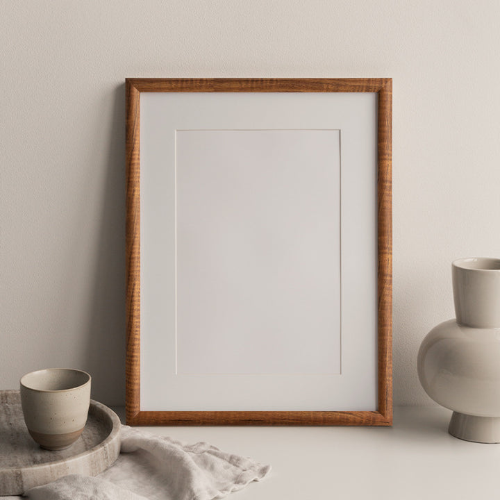 Rustic Natural Wood Photo Frame for Home Decor