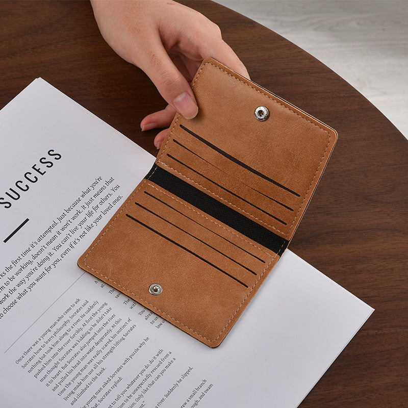 Compact Leather Travel Wallet Kalsten