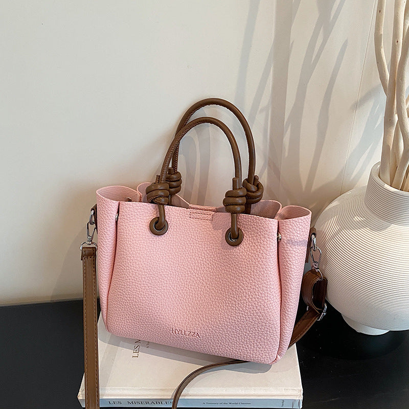 WoElegant Textured Handheld Tote Bag Kalsten