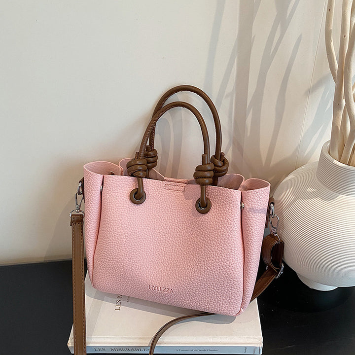 WoElegant Textured Handheld Tote Bag Kalsten