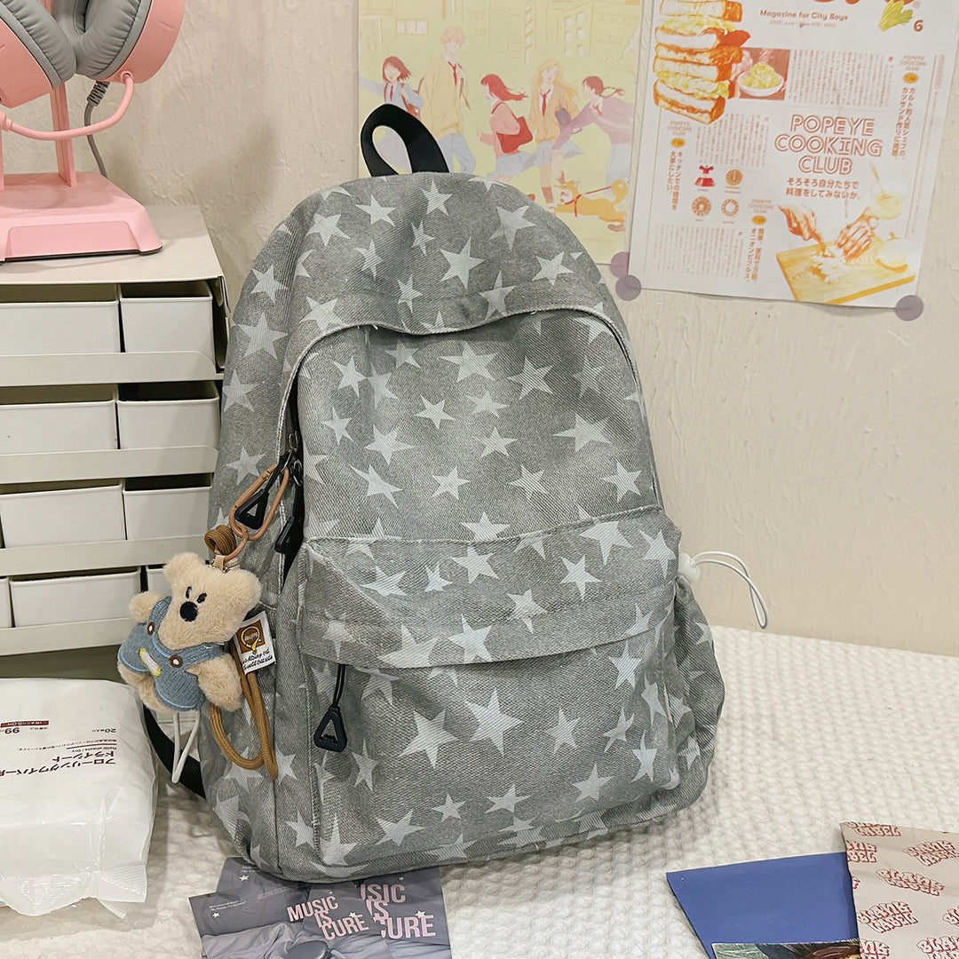 Casual Star-Print Backpack Kalsten 1791205441