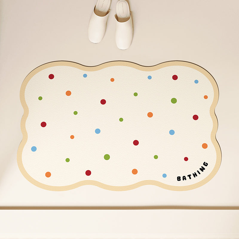 Playful Bath Mat for Bathroom Floor Decor