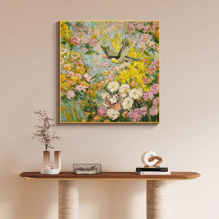 Floral Nature-Inspired Canvas Artwork