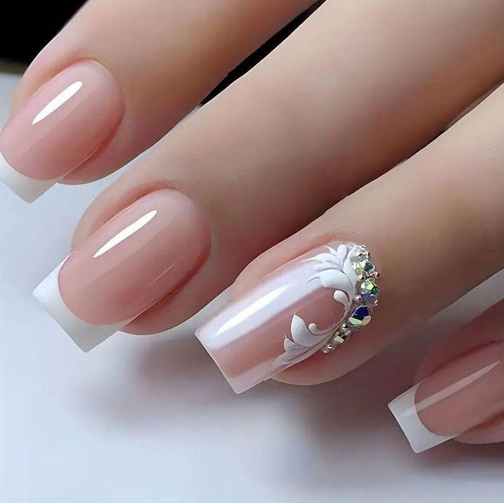 Elegant Ombre Glitter Nail Enhancements Kalsten