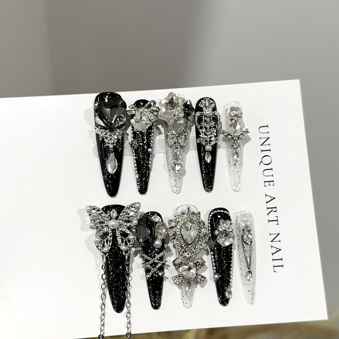 Decorative Rhinestone Hair Clip Set