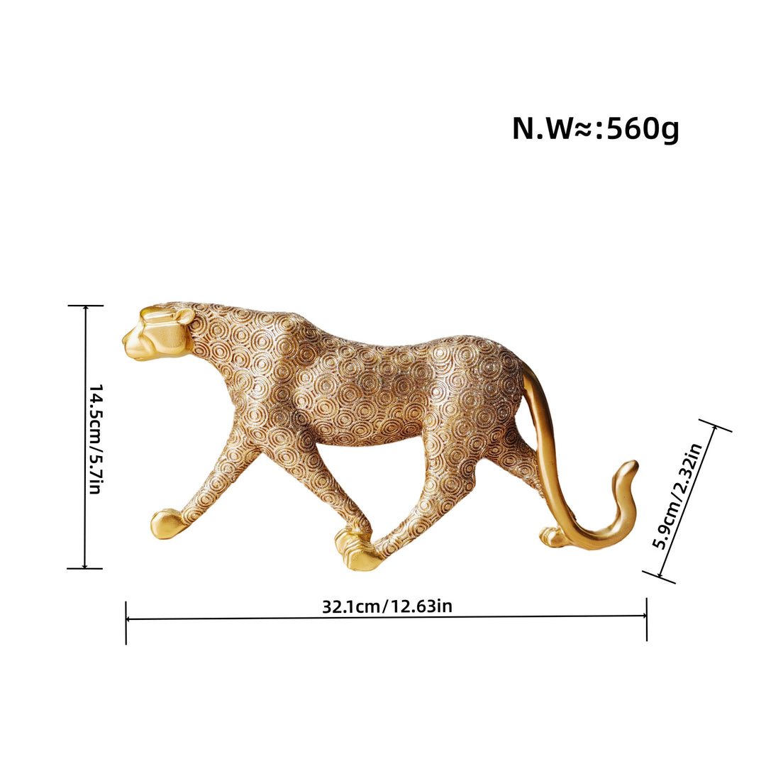 Artistic Decorative Wildcat Sculpture Kalsten