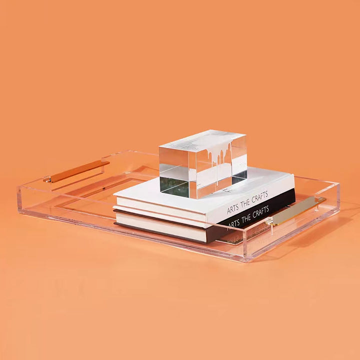 Elegant Acrylic Decorative Serving Tray