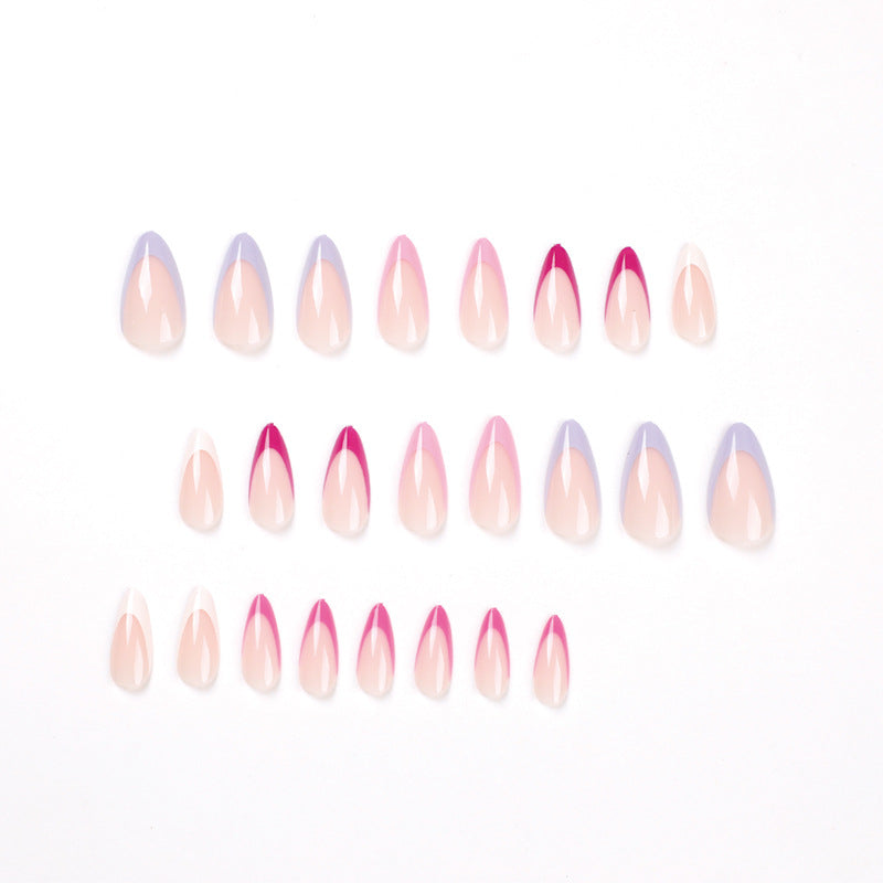 Artful Nail Tips with Creative Gradient Color Kalsten