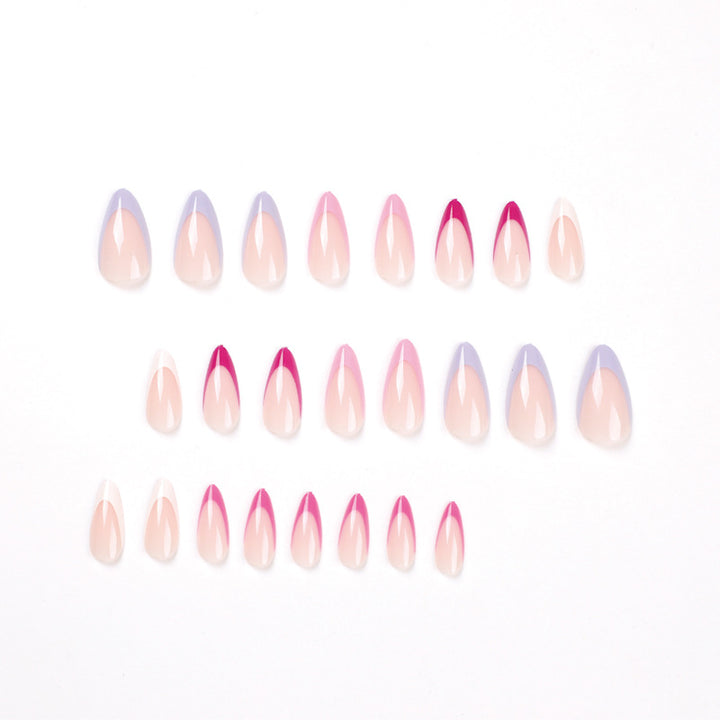 Artful Nail Tips with Creative Gradient Color Kalsten