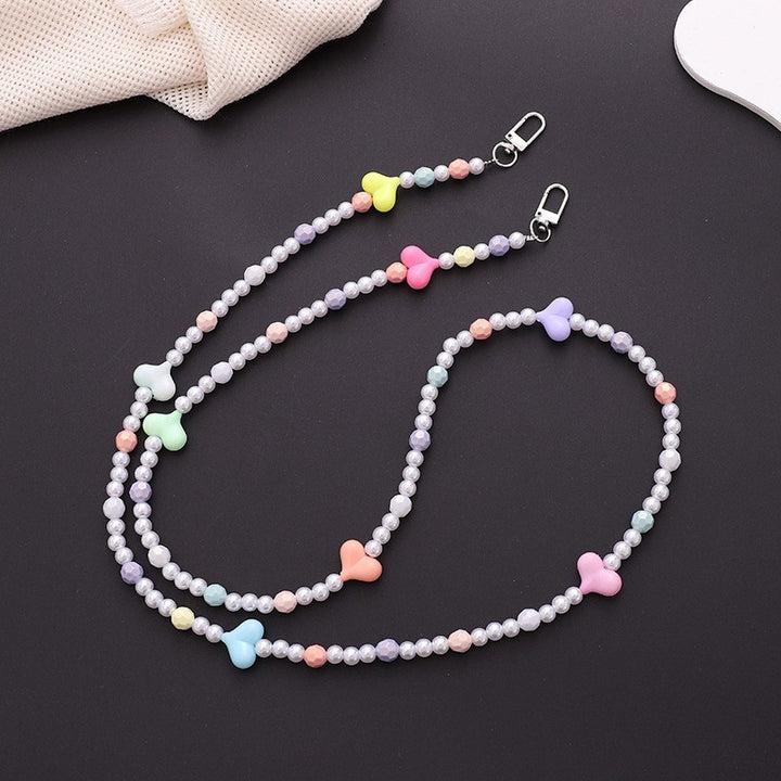 Elegant Pearl and Chain Necklace Kalsten