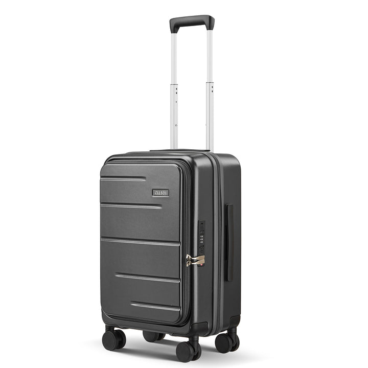 Unisex Compact Expandable Rolling Suitcase Kalsten
