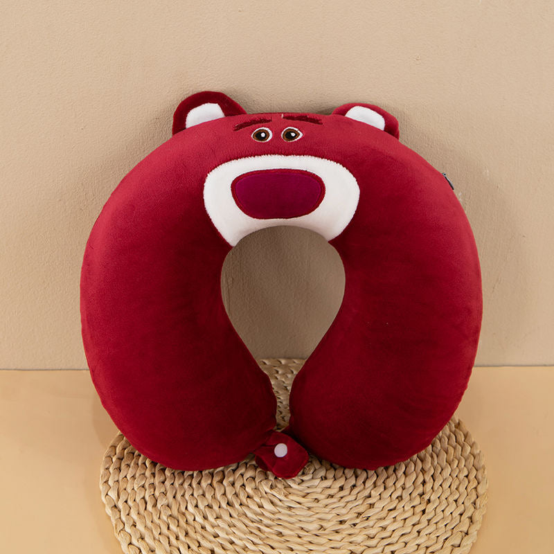 Unisex Neck Support Pillow with Cute Animal Design Kalsten