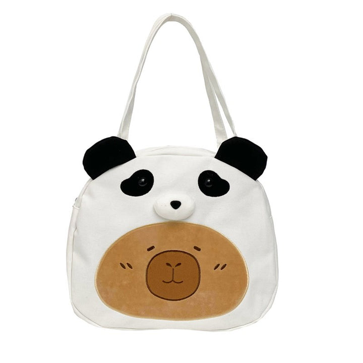 Cute Panda-Themed Shoulder Tote