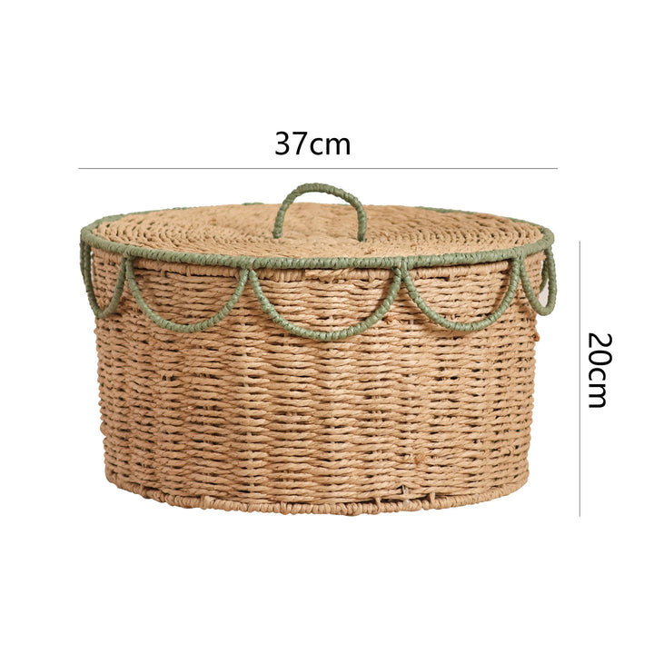Storage basket with lid and handles Kalsten