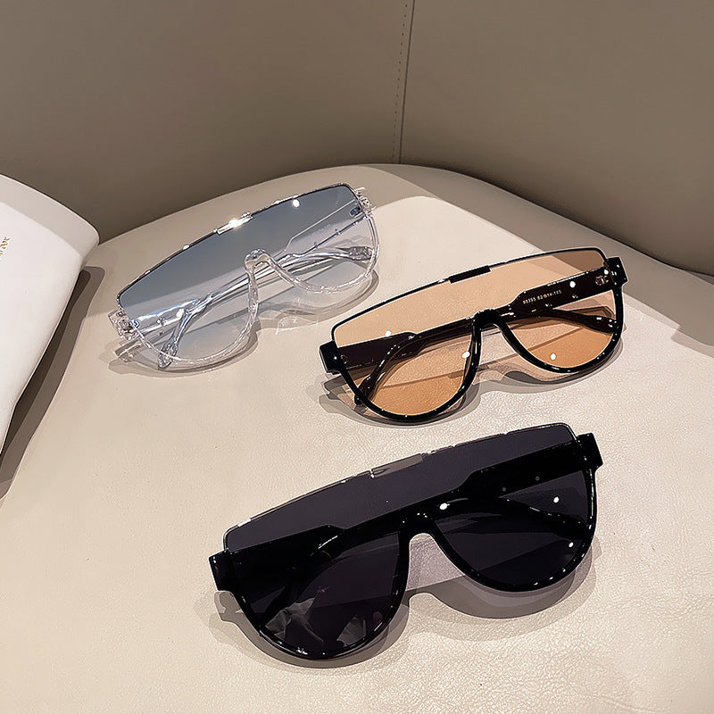 Women's futuristic sports sunglasses with high-gloss frame Kalsten