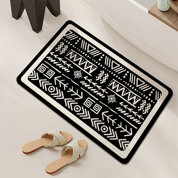 Bohemian-Inspired Bathroom Mat