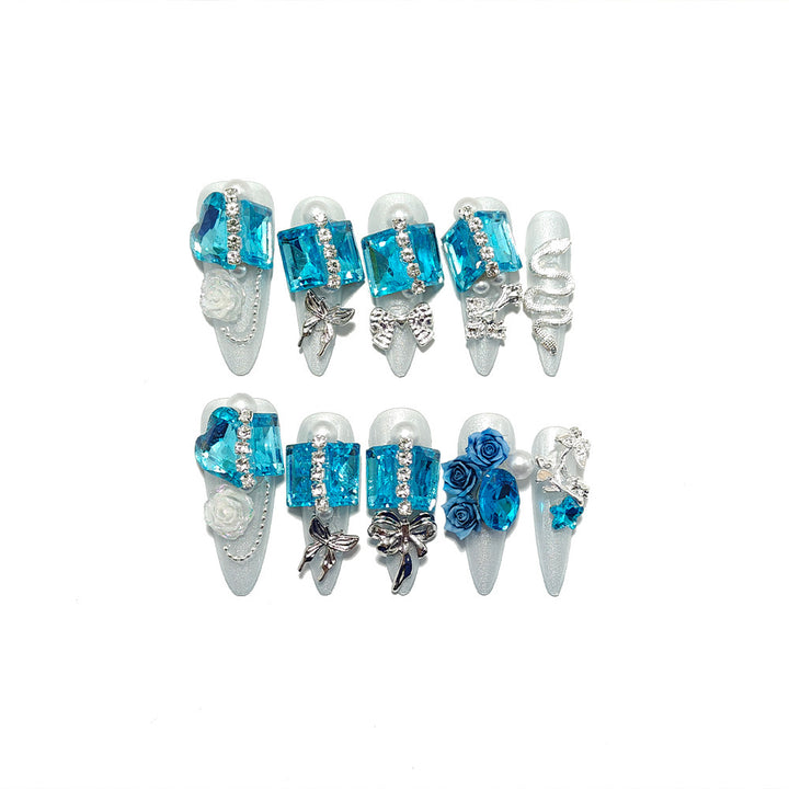 Nail Art Set with Glamorous Decorations Kalsten