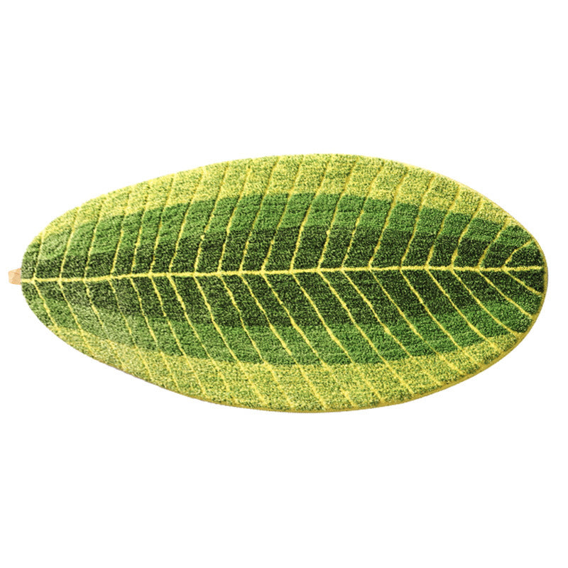Monstera Leaf Shaped Area Rug Kalsten