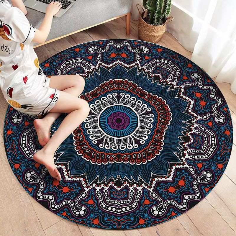 Bohemian Geometric Pattern Area Rug Kalsten