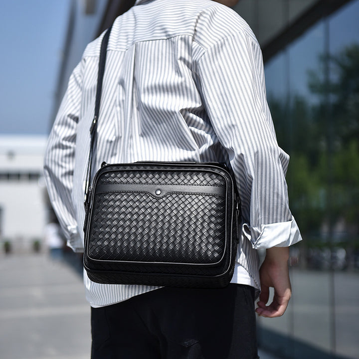 Stylish and Practical Briefcase with Braided Design Kalsten