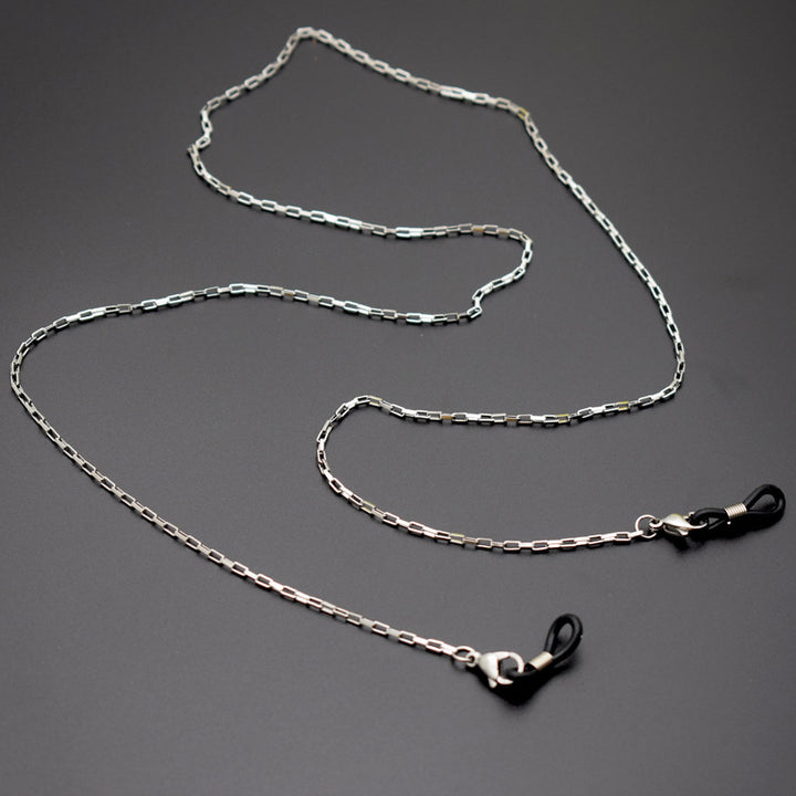 Sleek Silver Chain Eyewear Holder Kalsten