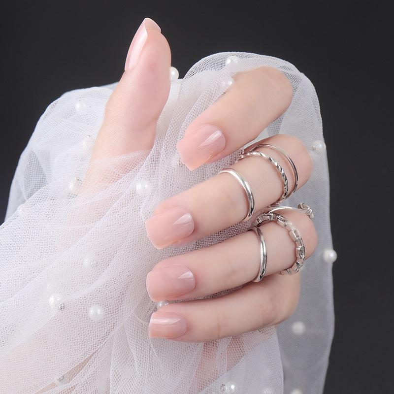 High-Gloss Square Press-On Nails Kalsten