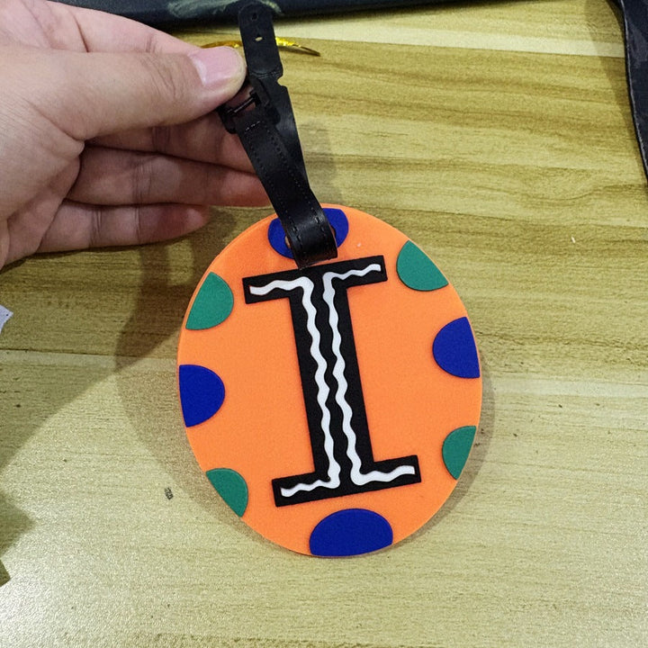 Playful Alphabet Luggage Tag Kalsten