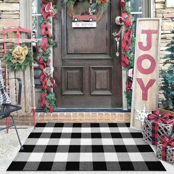 Striped Outdoor Entry Mat